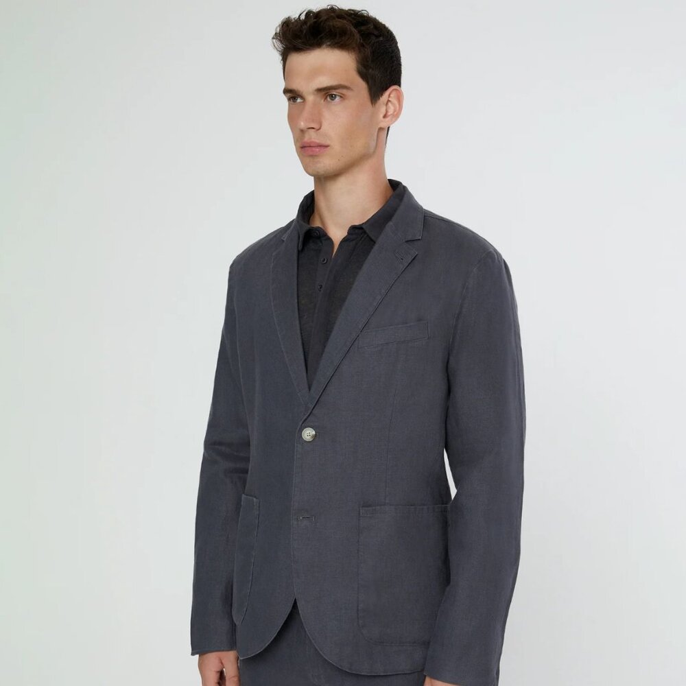 NWT Onia Men's Hugo Blazer Jacket in Deep Sage Size Medium - Picture 6 of 6